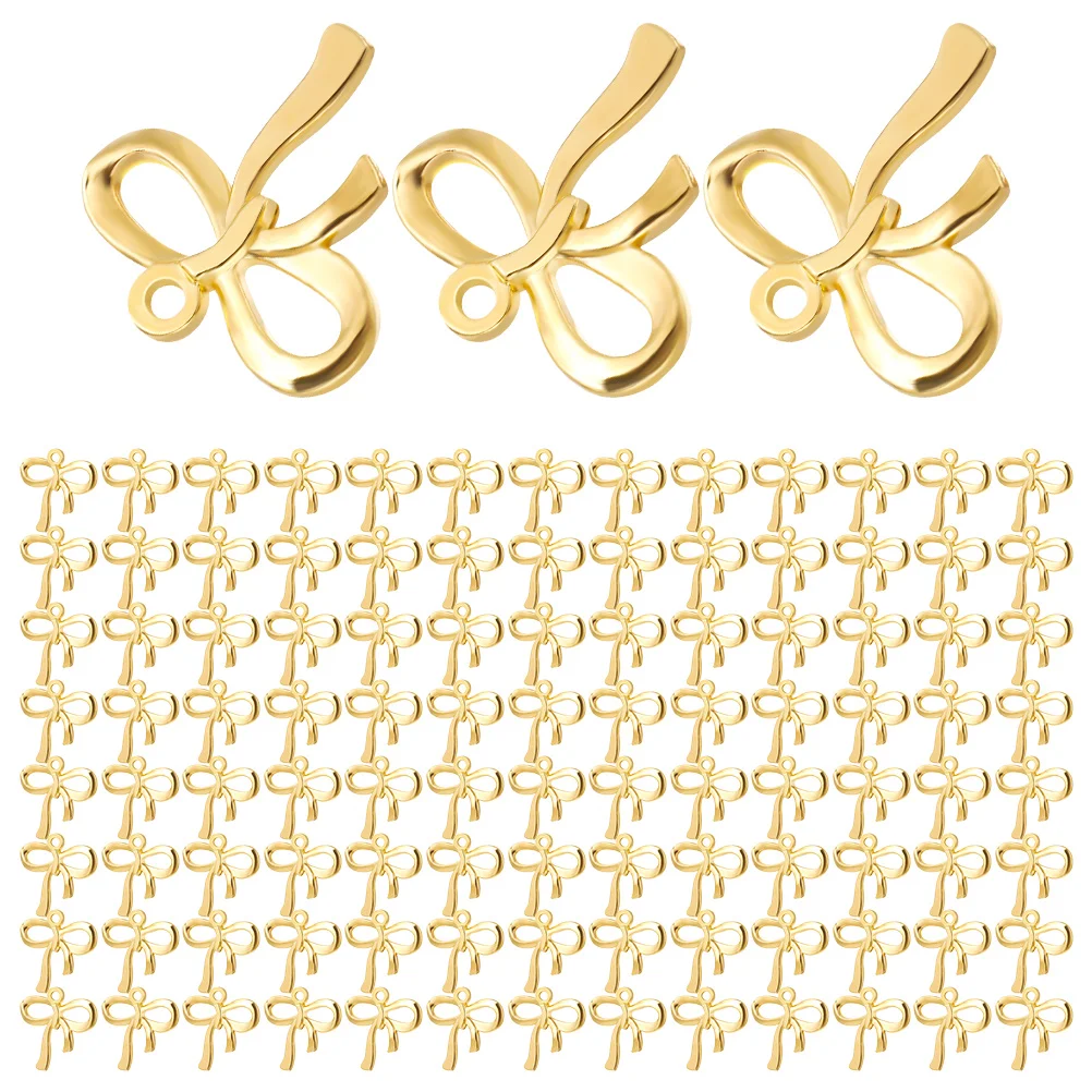 200pcs Alloy Bowknot Charms Dainty Pendants Diy Earrings Necklaces Bracelets Jewelry Making Supplies Golden Kawaii Valentine
200pcs Alloy Bowknot Charms Dainty Pendants Diy Earrings Necklaces Bracelets Jewelry Making Supplies Golden Kawaii Valentine