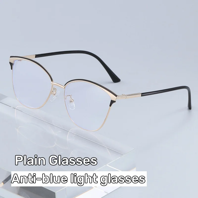 Fashion Metal-Frame Plain Glasses Women's INS Style High-Definition Blue-Light-Blocking Glasses Men's Goggles Eye Protection
Fashion Metal-Frame Plain Glasses Women's INS Style High-Definition Blue-Light-Blocking Glasses Men's Goggles Eye Protection