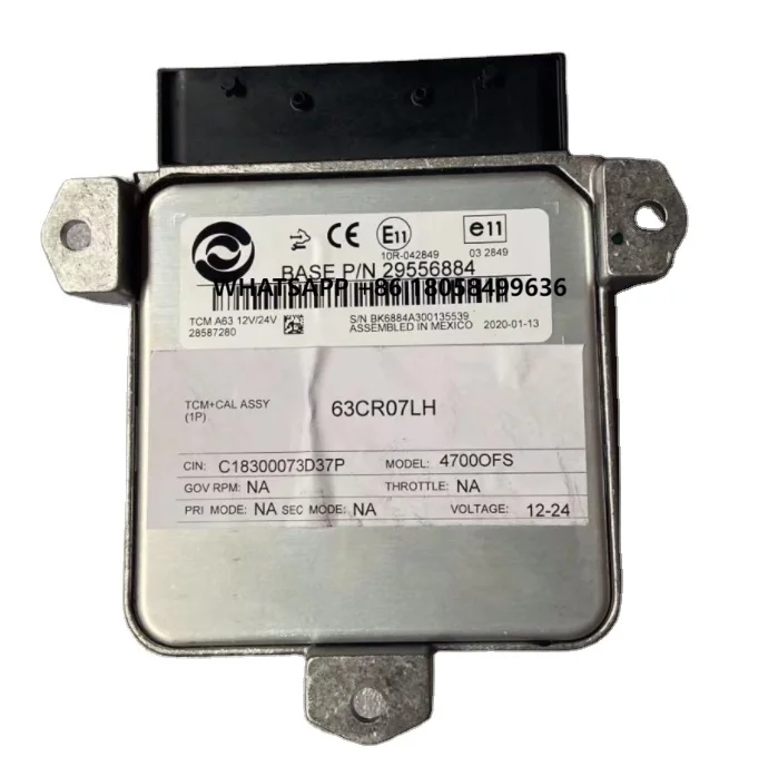 Good Condition Used AlIison Transmission A63 TCM 29556884 Control Module for Bus and Truck
Good Condition Used AlIison Transmission A63 TCM 29556884 Control Module for Bus and Truck