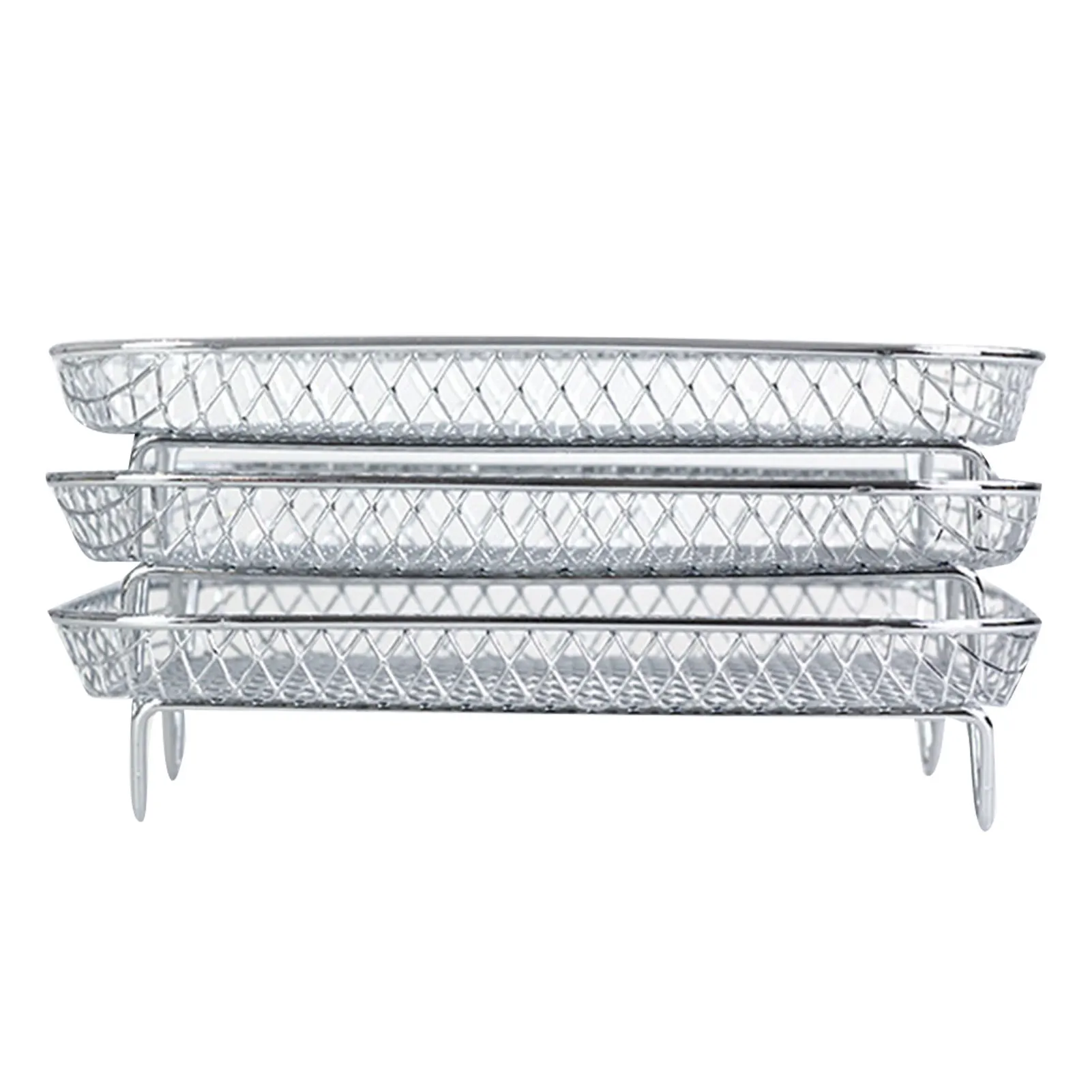 Air Fryer Accessories Three Layer Grill For Multi-Purpose Cooking Stainless Steel Is Finely Crafted
Air Fryer Accessories Three Layer Grill For Multi-Purpose Cooking Stainless Steel Is Finely Crafted