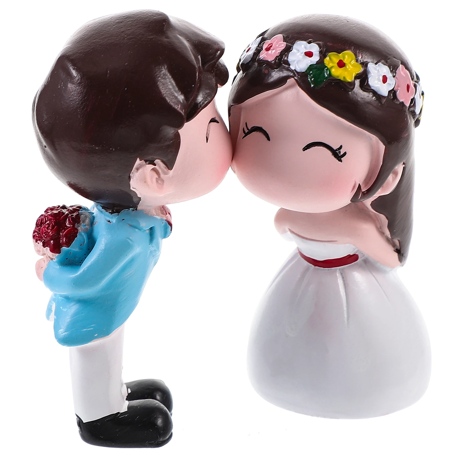 Cake Couple Ornaments Statue Decor Kiss Decoration Romantic Engagement Topper Wedding Father
Cake Couple Ornaments Statue Decor Kiss Decoration Romantic Engagement Topper Wedding Father