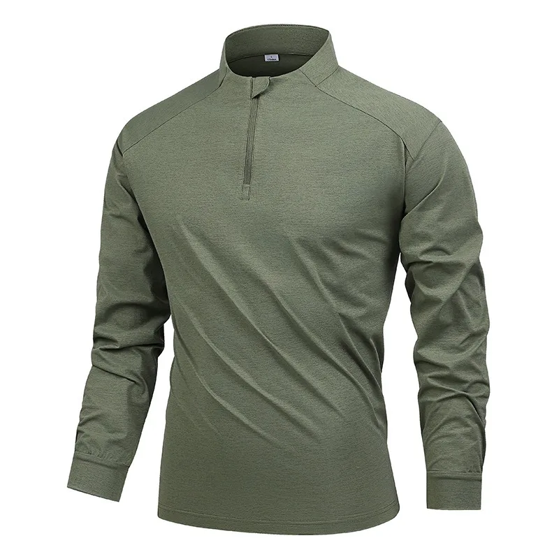 Men's Quick Dry Long Sleeve T-shirt Half Zip Athletic Running Training Cycling Shirt
Men's Quick Dry Long Sleeve T-shirt Half Zip Athletic Running Training Cycling Shirt