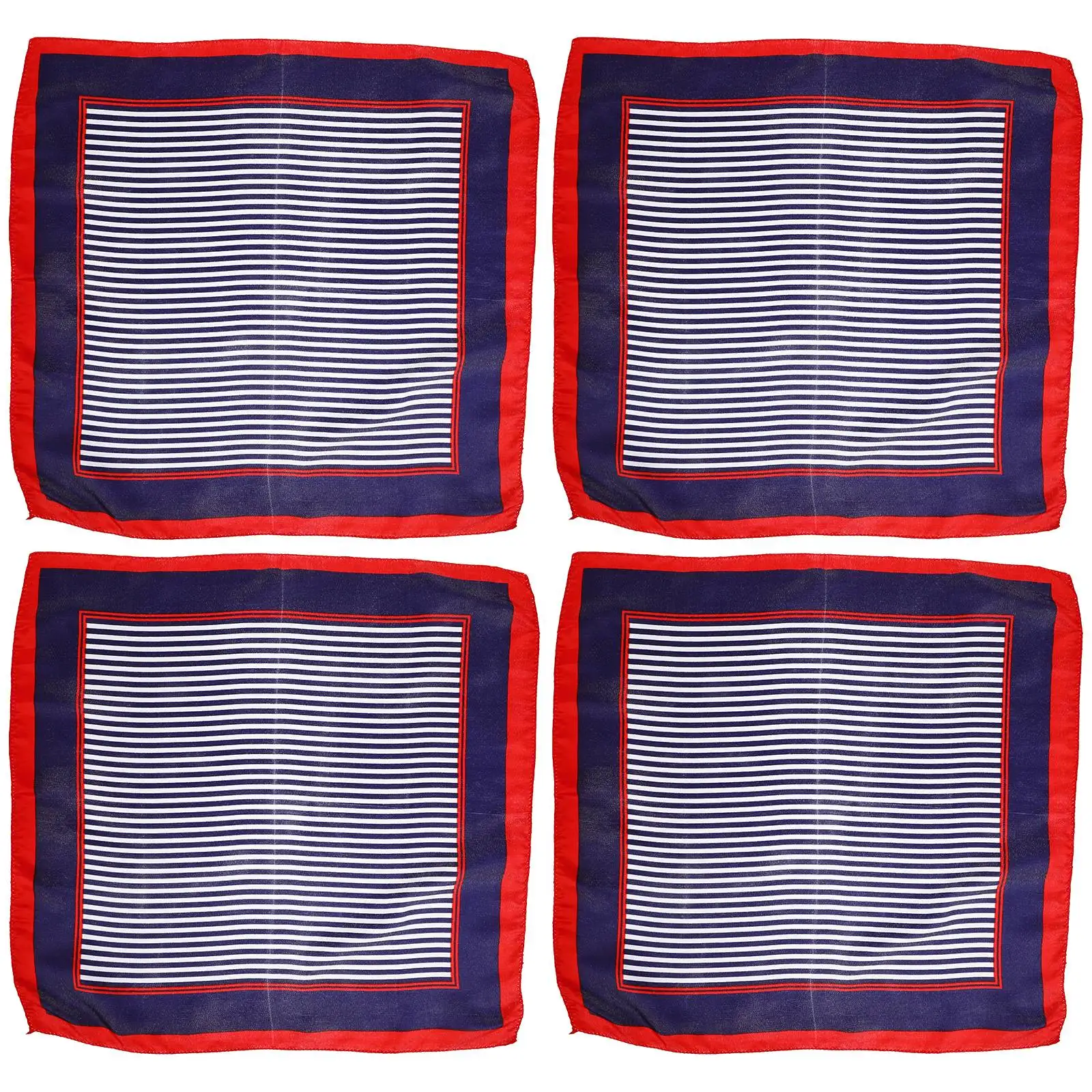 4Pcs Small Women Professional Accessories Silk Lady Neck Scarf Neck Scarf Red Stripe 50cm Soft Durable
4Pcs Small Women Professional Accessories Silk Lady Neck Scarf Neck Scarf Red Stripe 50cm Soft Durable