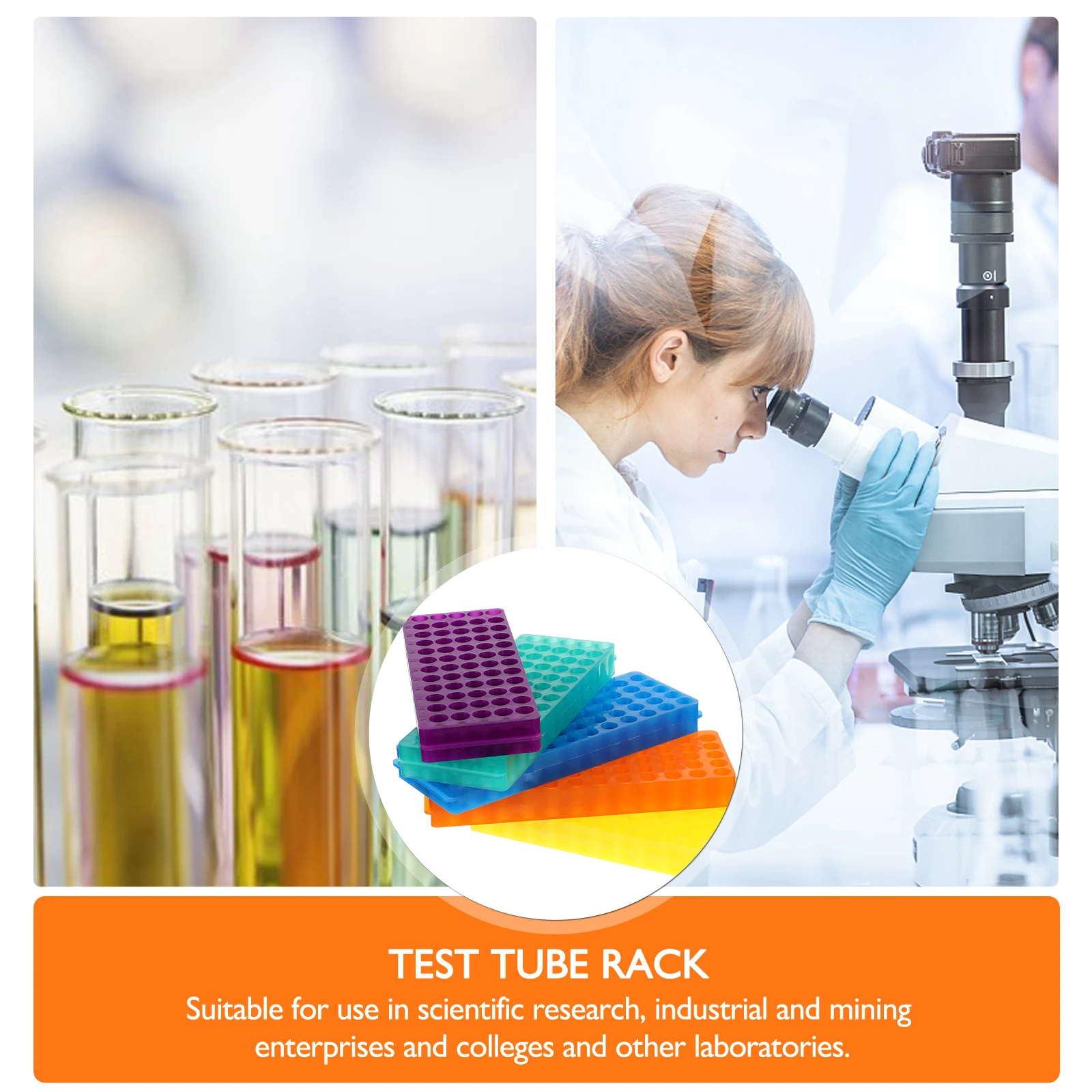 5 Pcs Thickened Durable Centrifuge Tube Racks Premium Material Laboratory Scientific Accessories Holder For 0.5ml 1.5ml
5 Pcs Thickened Durable Centrifuge Tube Racks Premium Material Laboratory Scientific Accessories Holder For 0.5ml 1.5ml