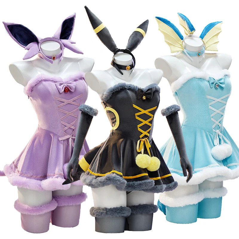 Anime Vaporeon Umbreon Sylveon Cosplay Costume Women Sexy Cloak Dress Outfit Cute Bunny Girl Uniform Halloween Christmas Clothes
Anime Vaporeon Umbreon Sylveon Cosplay Costume Women Sexy Cloak Dress Outfit Cute Bunny Girl Uniform Halloween Christmas Clothes