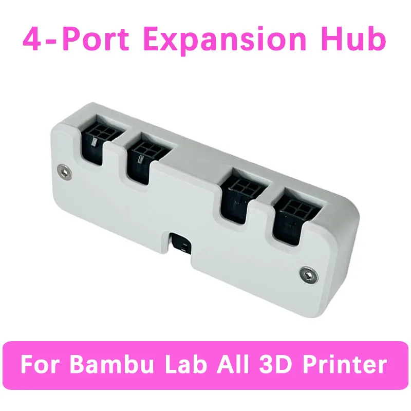 For Bambu Lab H2/X2/P2/X1/P1/A1 series 4-Port Expansion Hub with Power Signal Protection for All Bambu Lab 3D Printer Accessory