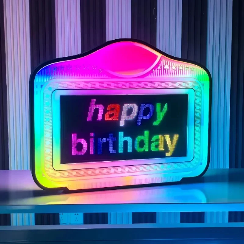 Customizable LED Screen Message Board Rechargeable MARQUEE Bottle Presenter with Logo Lighting for Parties Letter Sign
Customizable LED Screen Message Board Rechargeable MARQUEE Bottle Presenter with Logo Lighting for Parties Letter Sign