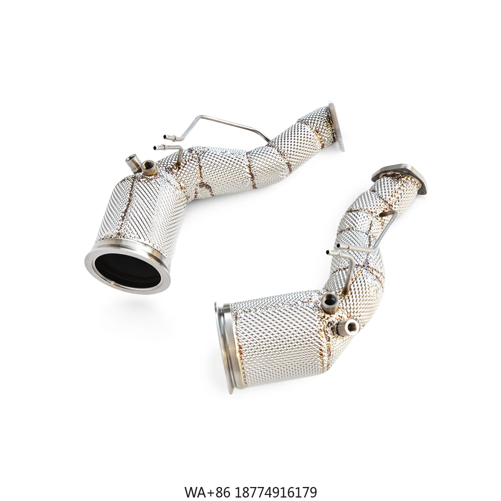 RS6 RS7 C8 4.0T 2021 2022 Downpipe With Heat Shield Stainless Steel 304
RS6 RS7 C8 4.0T 2021 2022 Downpipe With Heat Shield Stainless Steel 304