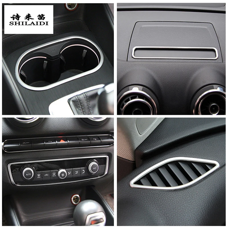 Стайлинг автомобиля для Audi A3 8V S3 2014-2020 аксессуары для интерьера центральная консоль украшение для приборной панели навигации отделка наклейки
Стайлинг автомобиля для Audi A3 8V S3 2014-2020 аксессуары для интерьера центральная консоль украшение для приборной панели навигации отделка наклейки