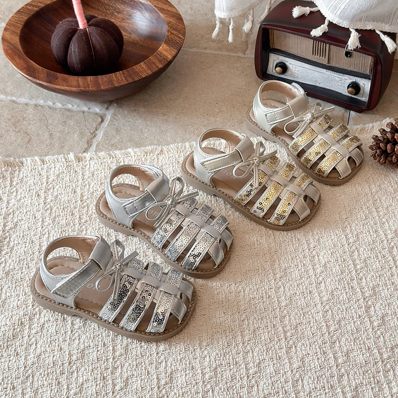 Kids'Casual Shoes Fashion PU Leather Sandals Summer Shoes For Girls Anti-slip Breathable Silver Gold Shoes Size 21-30
Kids'Casual Shoes Fashion PU Leather Sandals Summer Shoes For Girls Anti-slip Breathable Silver Gold Shoes Size 21-30