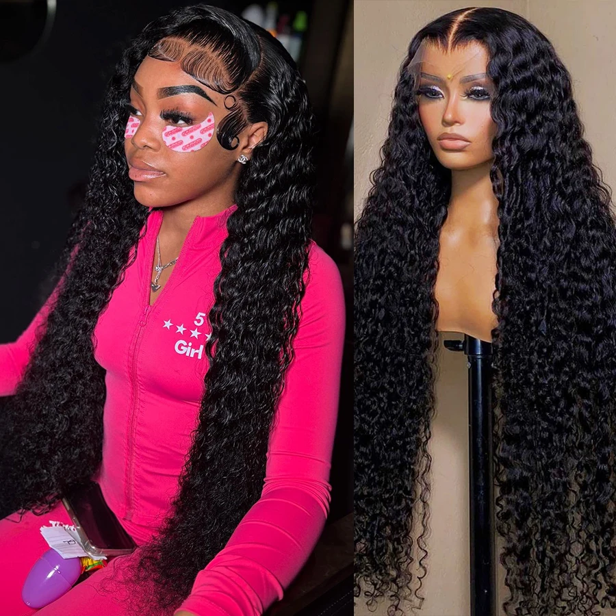 200 Density Water Curly 13x6 Transparent Front 6x4 Glueless Human Hair Wigs 32 34inch Deep Wave 13x4 Lace Frontal Wig For Women
200 Density Water Curly 13x6 Transparent Front 6x4 Glueless Human Hair Wigs 32 34inch Deep Wave 13x4 Lace Frontal Wig For Women