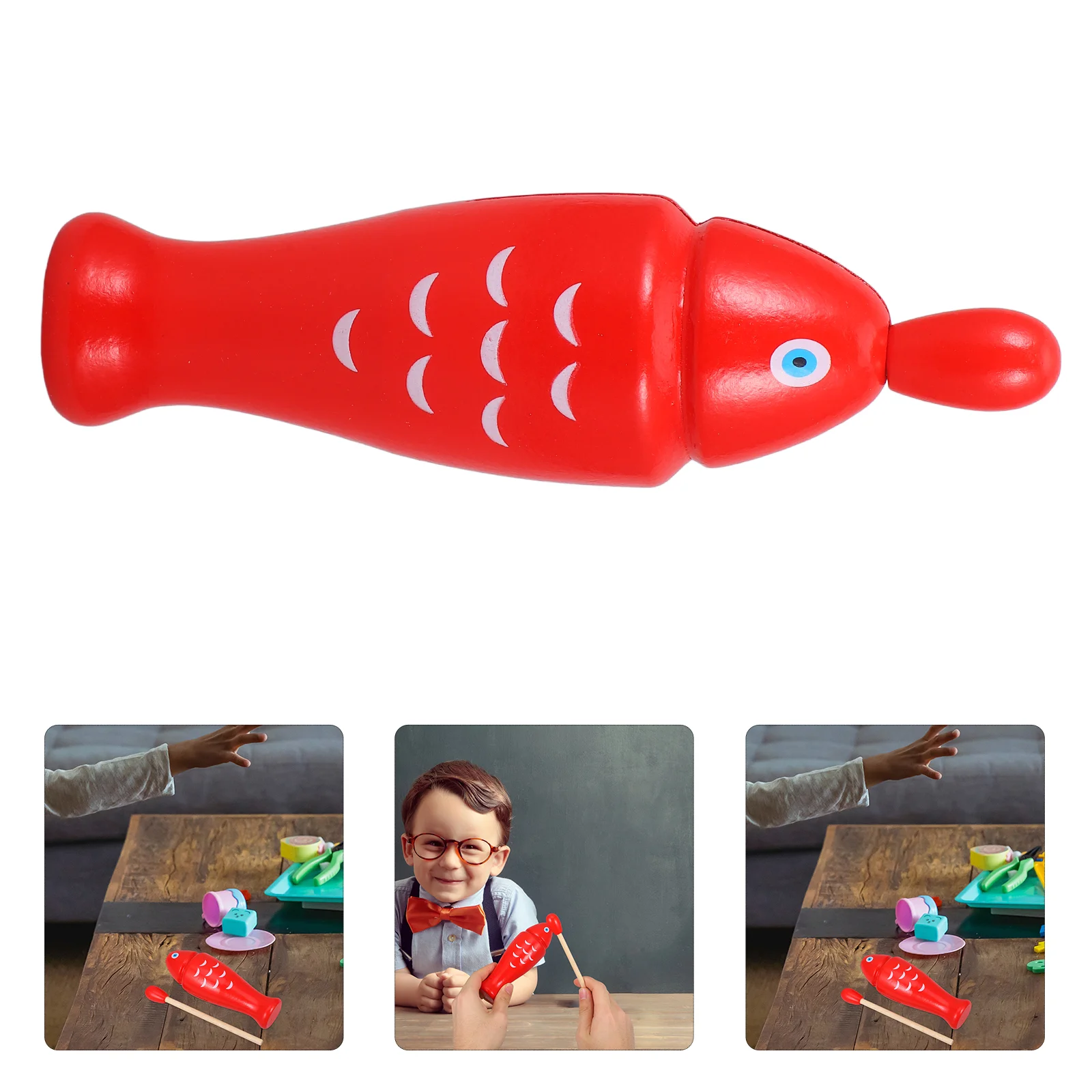 Fish Shaped Instrument Wooden Teaching Aids Musical Instruments Guiro with Rhythm Stick
Fish Shaped Instrument Wooden Teaching Aids Musical Instruments Guiro with Rhythm Stick