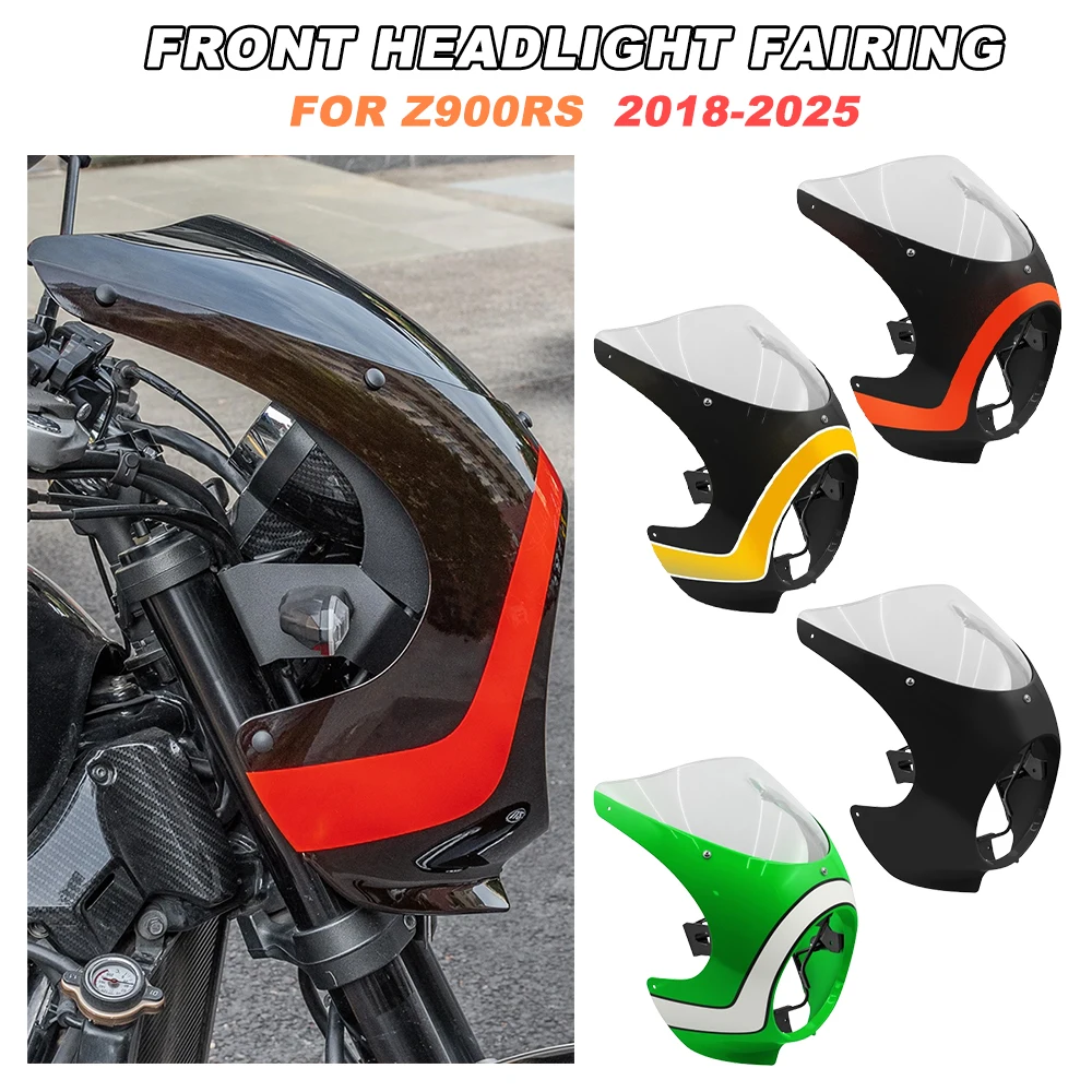 Front Headlight Fairing Cover Windshiled Protector Front Light Cowl For Z900RS Z900SE 2025 2024 2023 2022 2021 2020 2019 2018
Front Headlight Fairing Cover Windshiled Protector Front Light Cowl For Z900RS Z900SE 2025 2024 2023 2022 2021 2020 2019 2018