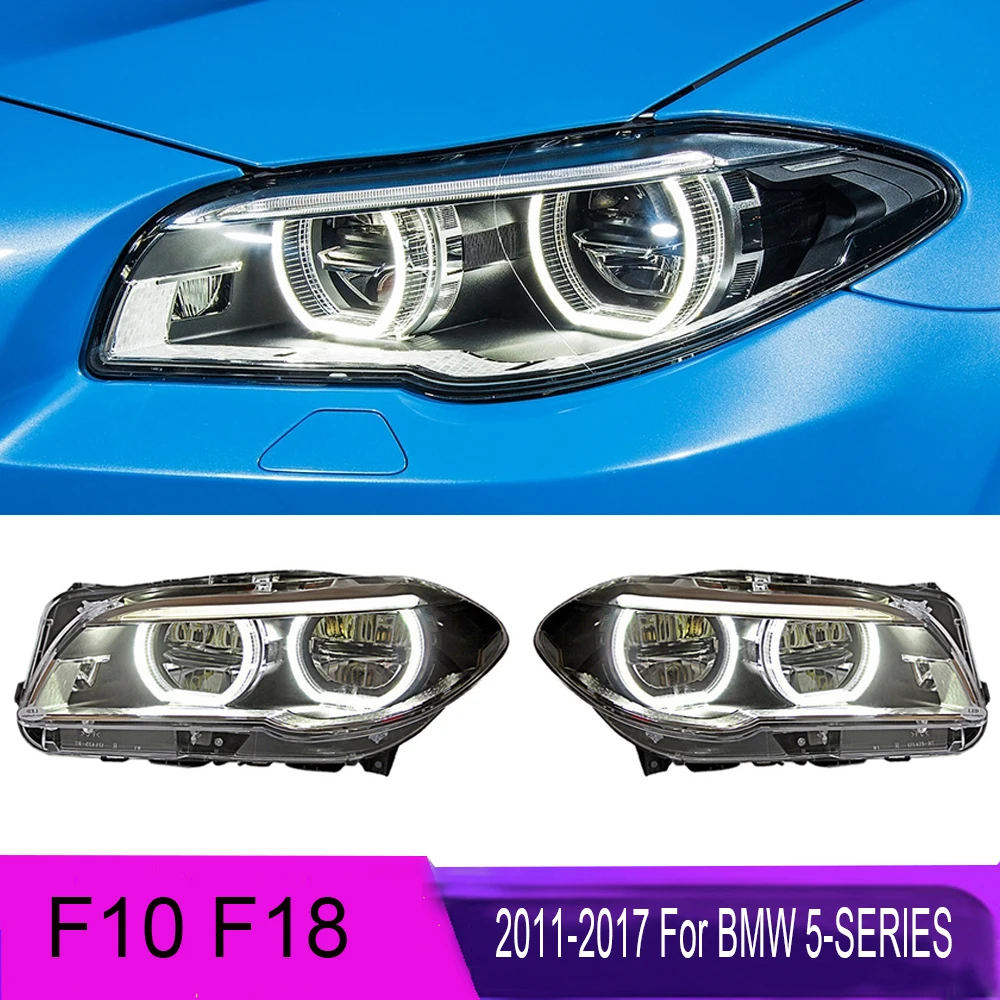 Фары для BMW F10 LED 5 серии 2011-2017 F18 520i 525i 530 Фара автомобиля Стайлинг DRL Сигнальные линзы проектора Авто аксессуары
Фары для BMW F10 LED 5 серии 2011-2017 F18 520i 525i 530 Фара автомобиля Стайлинг DRL Сигнальные линзы проектора Авто аксессуары