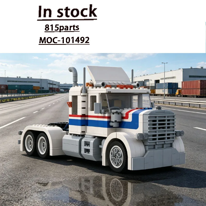 MOC-101492Cargo Transport Truck Is Suitable for All Kinds of Trailing Building Block Model Boy Birthday Building Block ToysGifts
MOC-101492Cargo Transport Truck Is Suitable for All Kinds of Trailing Building Block Model Boy Birthday Building Block ToysGifts