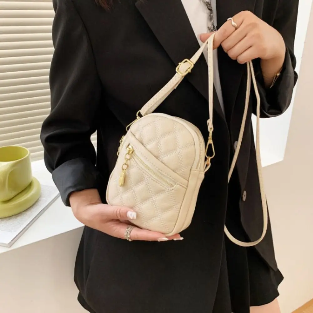 All-Match Korean Style Zipper Messenger Bags Double Layer Solid Color PU Crossbody Bag Square All-match Simple Phone Bag Boys
All-Match Korean Style Zipper Messenger Bags Double Layer Solid Color PU Crossbody Bag Square All-match Simple Phone Bag Boys