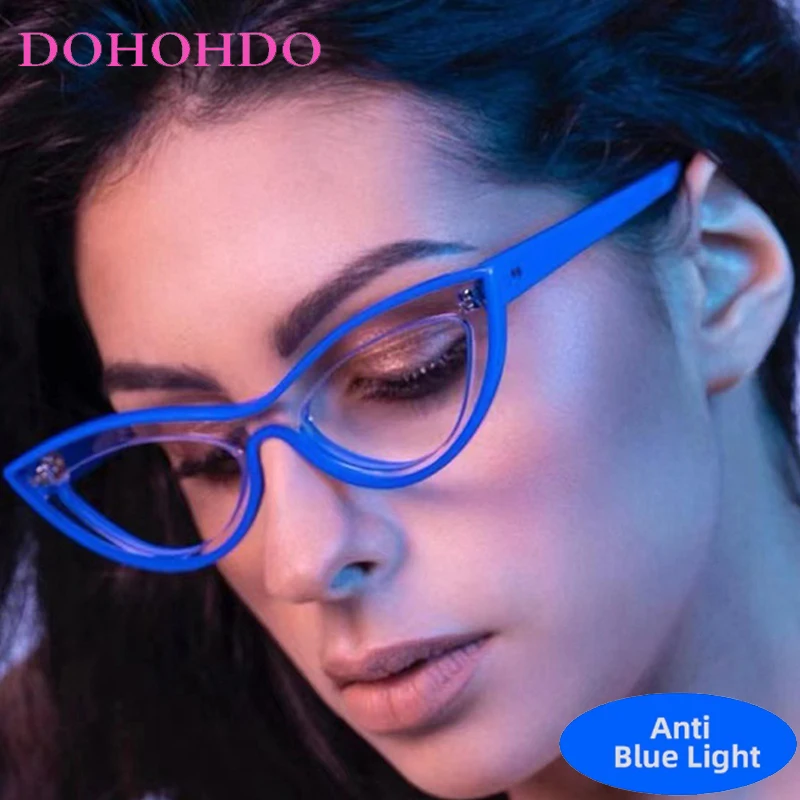 Vintage Trendy New Brand Designer Unisex Blue Light Blocking Glasses Cat Eye Optical Glasses For Men Women Computer Glasses Очки
Vintage Trendy New Brand Designer Unisex Blue Light Blocking Glasses Cat Eye Optical Glasses For Men Women Computer Glasses Очки
