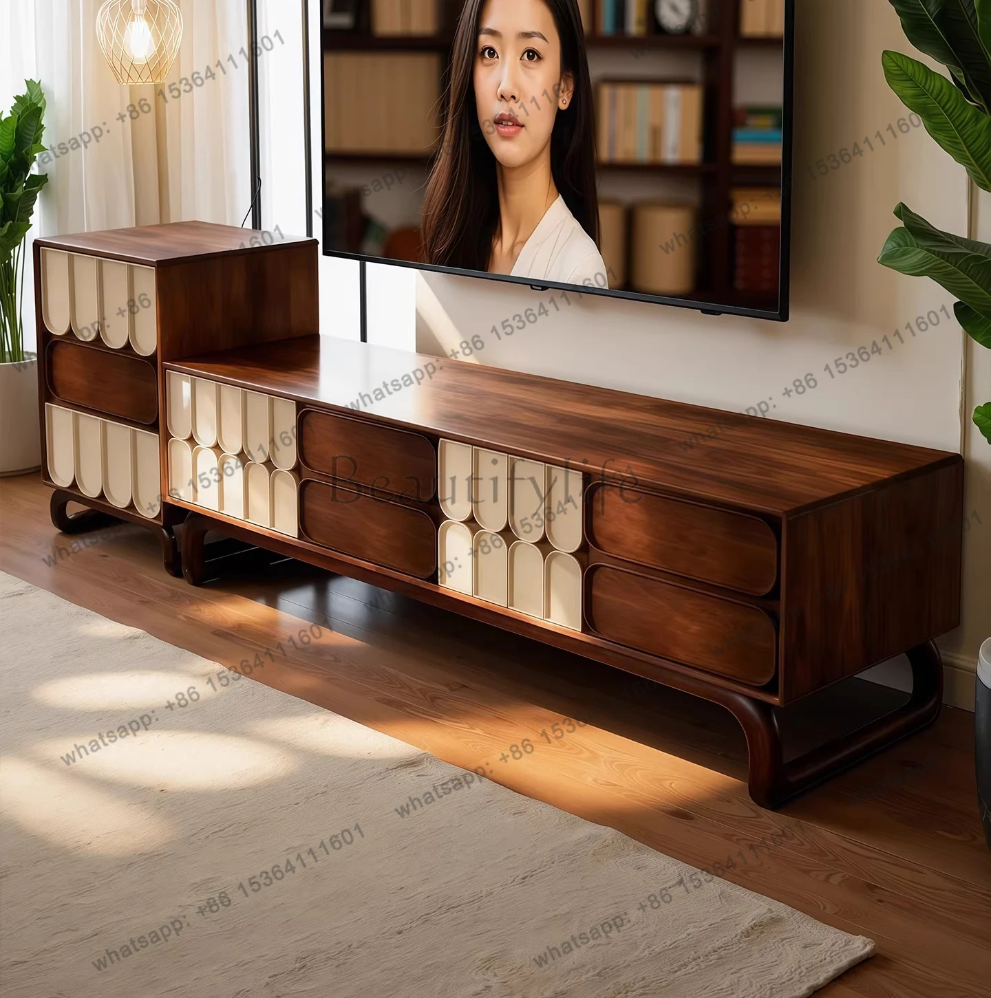 Новый напольный ТВ-шкаф в средневековом стиле для гостиной, из массива дерева, со встроенным хранением
Новый напольный ТВ-шкаф в средневековом стиле для гостиной, из массива дерева, со встроенным хранением