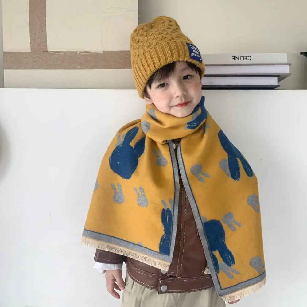 Warm Scarf Kids Cashmere Scarf Casual Rabbit Thicken Children's Scarf Patchwork Color Printing Neck Warmer Outdoor
Warm Scarf Kids Cashmere Scarf Casual Rabbit Thicken Children's Scarf Patchwork Color Printing Neck Warmer Outdoor