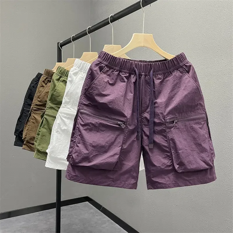 Summer Outdoor Qui Dry Workwear orts Zipper Multiple kets Loose Five-Quarter Length Breathable Beach Four-Quarter Pants
Summer Outdoor Qui Dry Workwear orts Zipper Multiple kets Loose Five-Quarter Length Breathable Beach Four-Quarter Pants