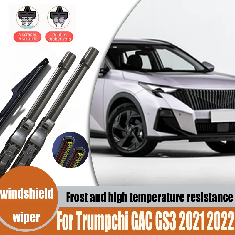 For Trumpchi GAC GS3 2021 2022 Car Wiper Front Rear Wiper Blades Rubber Windshield Windscreen Window Rain Brush Car Accessories
For Trumpchi GAC GS3 2021 2022 Car Wiper Front Rear Wiper Blades Rubber Windshield Windscreen Window Rain Brush Car Accessories