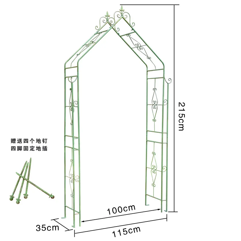 LH iron courtyard arch flower trellis, plant climbing vine garden homestay arrangement tray bracket
LH iron courtyard arch flower trellis, plant climbing vine garden homestay arrangement tray bracket