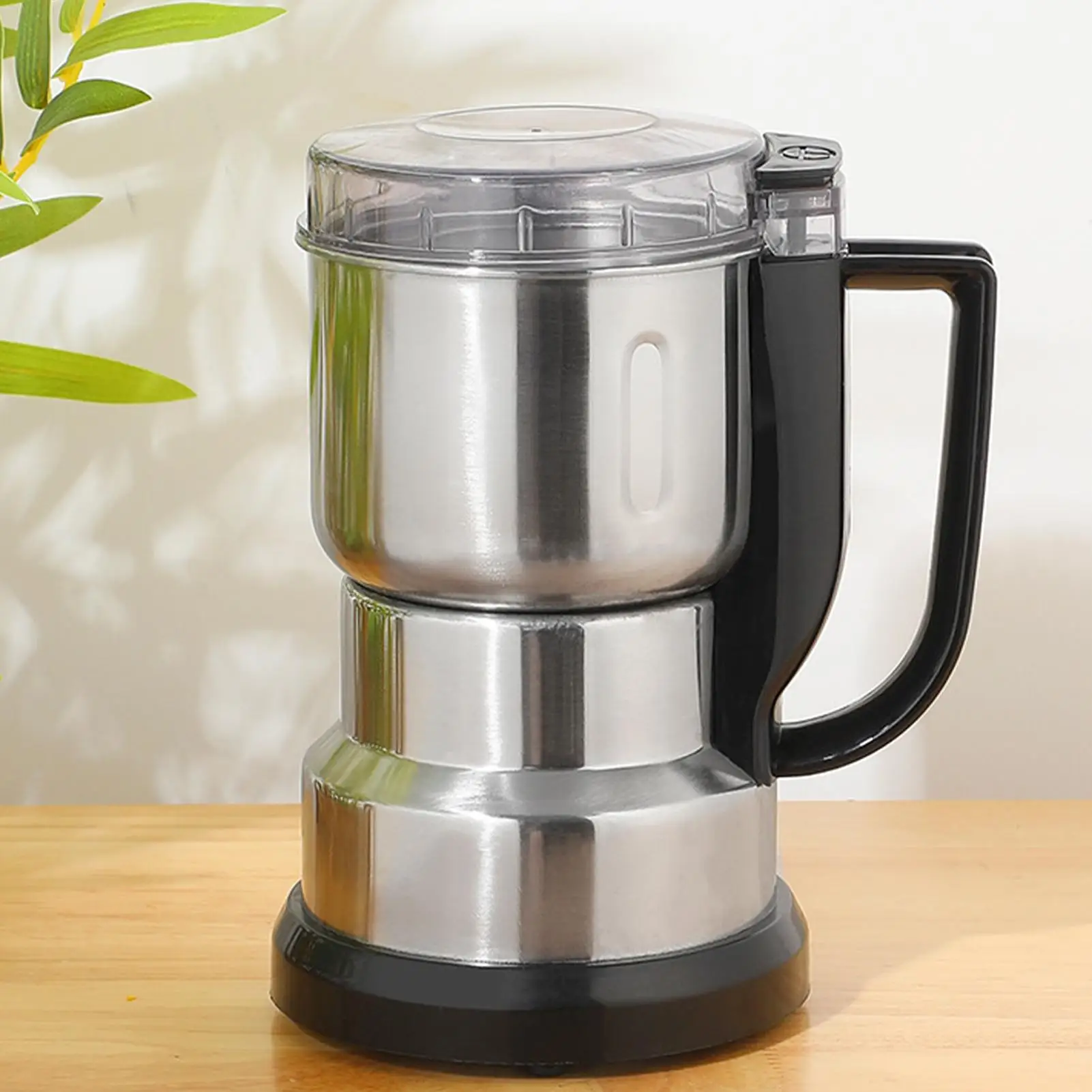 Grain Mill Grinder Stainless Steel Powder Grinder Electric Spices Grinder Small Grinding Machine Dry Food Chopper with Handle
Grain Mill Grinder Stainless Steel Powder Grinder Electric Spices Grinder Small Grinding Machine Dry Food Chopper with Handle