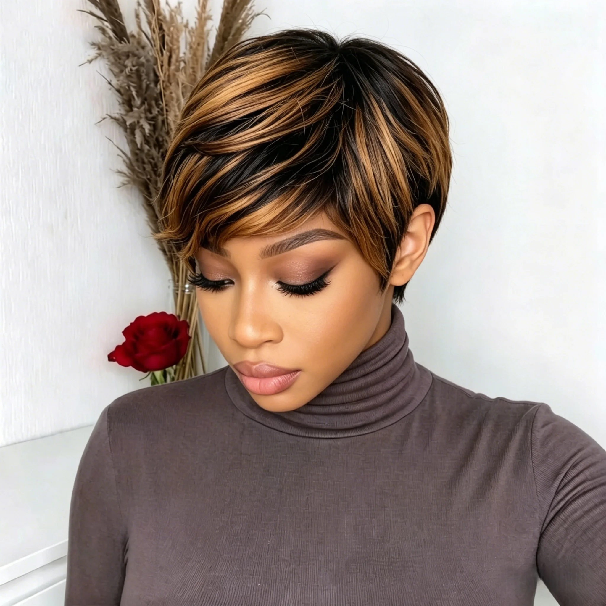 Pixie Cut Wig Human Hair Short Straight Wig for Women Full Machine Made Wigs
Pixie Cut Wig Human Hair Short Straight Wig for Women Full Machine Made Wigs