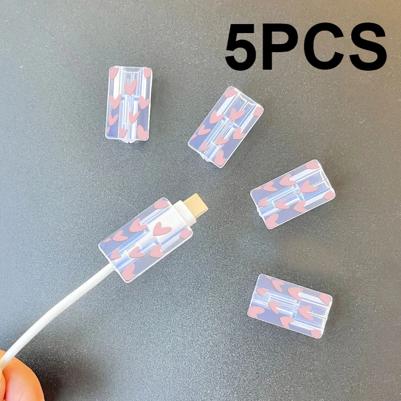 5pcs Soft Silicone Charger Cable Winder Cord INS Pink Love Case Clip for Apple IPhone Data Fast Charging Cable Protector Sleeve
5pcs Soft Silicone Charger Cable Winder Cord INS Pink Love Case Clip for Apple IPhone Data Fast Charging Cable Protector Sleeve