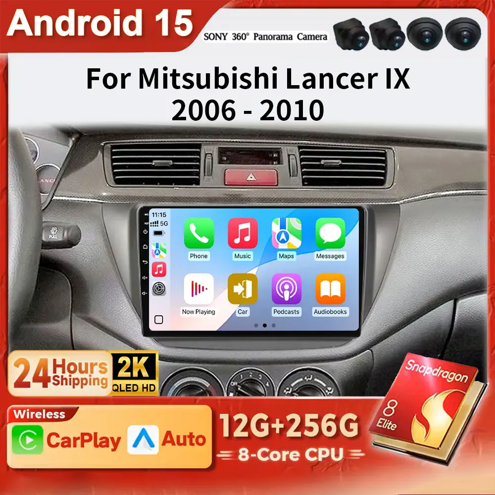Android 15 2K QLED Carplay Car Radio For Mitsubishi Lancer 9 CS 2000-2010 Navigation GPS Multimedia Player Stereo WiFi 4G DSP BT
Android 15 2K QLED Carplay Car Radio For Mitsubishi Lancer 9 CS 2000-2010 Navigation GPS Multimedia Player Stereo WiFi 4G DSP BT
