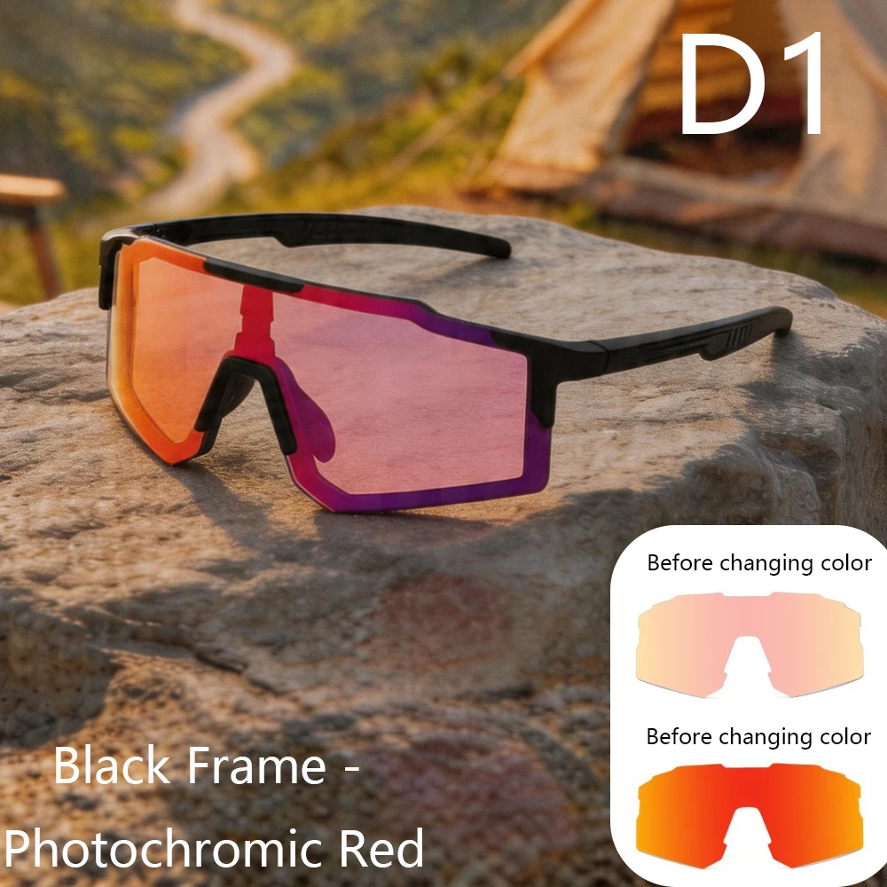 Stylish Photochromic Sports Goggles Wind Resistant All Day Eyewear for Bike Cycling Hiking Running - Adjustable Fit
Stylish Photochromic Sports Goggles Wind Resistant All Day Eyewear for Bike Cycling Hiking Running - Adjustable Fit