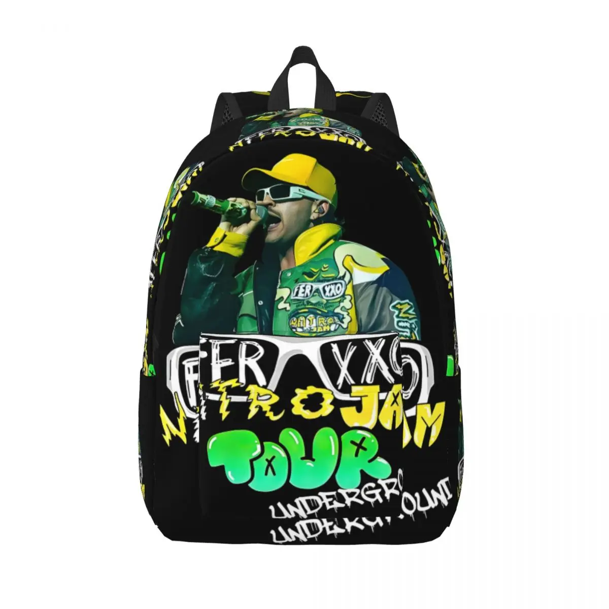 Пользовательский холщовый рюкзак Feid-Ferxxo с художественным графическим рисунком для женщин и мужчин, школьников, сумка для книг, подходит для 15-дюймовых сумок для ноутбуков
Пользовательский холщовый рюкзак Feid-Ferxxo с художественным графическим рисунком для женщин и мужчин, школьников, сумка для книг, подходит для 15-дюймовых сумок для ноутбуков