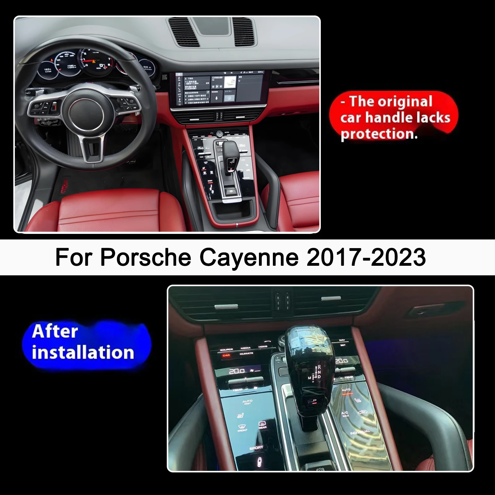 Upgrade to Crystal Gear Shift Lever Handle For Porsche Cayenne 2018-2023 Porsche Panamera Shift Knob 2017-2023 Car Accessories
Upgrade to Crystal Gear Shift Lever Handle For Porsche Cayenne 2018-2023 Porsche Panamera Shift Knob 2017-2023 Car Accessories