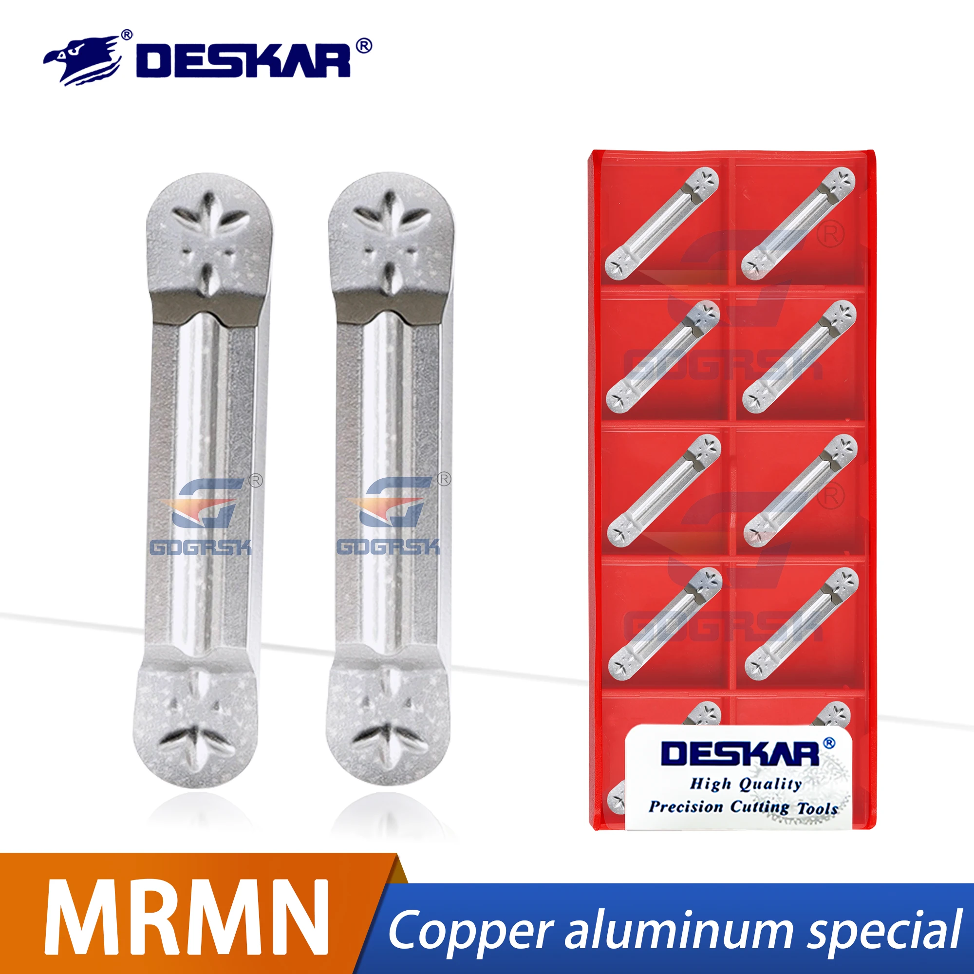 DESKAR 100% Original CNC Used Oblique Cutting Blade MGMN300 Cutting Blade With MRMN Used For Aluminum Arc Groove Cutting Blades
DESKAR 100% Original CNC Used Oblique Cutting Blade MGMN300 Cutting Blade With MRMN Used For Aluminum Arc Groove Cutting Blades