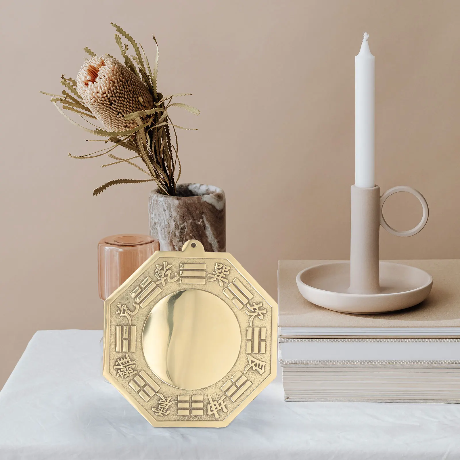 Bagua Mirror Decor 5 4 Inch Copper Eight Diagrams Ornament Exorcism Home Blessing Wall Hanging Living Room Door Pendant Gift
Bagua Mirror Decor 5 4 Inch Copper Eight Diagrams Ornament Exorcism Home Blessing Wall Hanging Living Room Door Pendant Gift