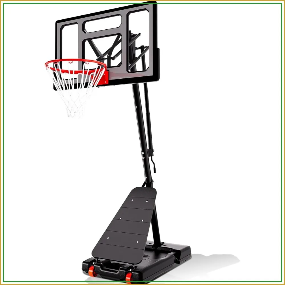 Outdoor Basketball Hoop 40/44/48 Inch Impact Backboard, 5.3-10FT Adjustable Height with Portable Wheels for Adults
Outdoor Basketball Hoop 40/44/48 Inch Impact Backboard, 5.3-10FT Adjustable Height with Portable Wheels for Adults