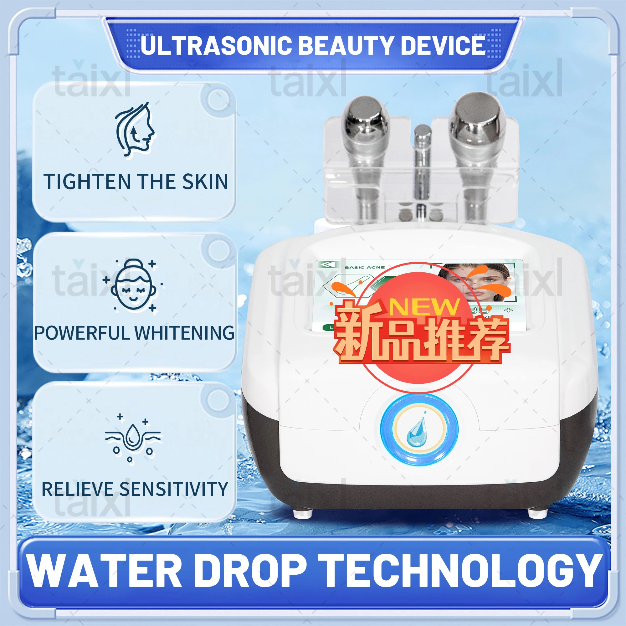 2025 Skin Scrubber Cavitation Machine Ultrasonic Skin Scrubber Deep Face Cleaning Freckle Beauty Instrument Electroporation
2025 Skin Scrubber Cavitation Machine Ultrasonic Skin Scrubber Deep Face Cleaning Freckle Beauty Instrument Electroporation