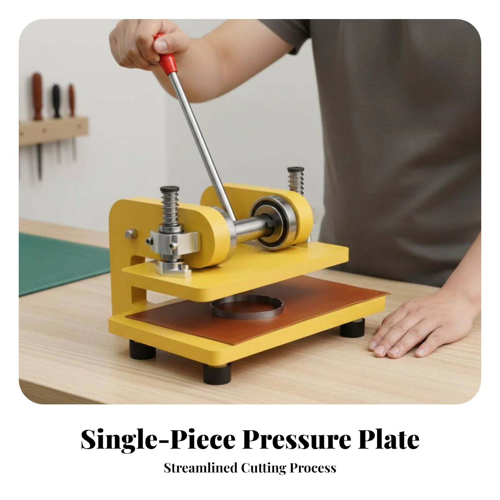 Ручной вырубной пресс для ювелирной мастерской
Ручной вырубной пресс для ювелирной мастерской