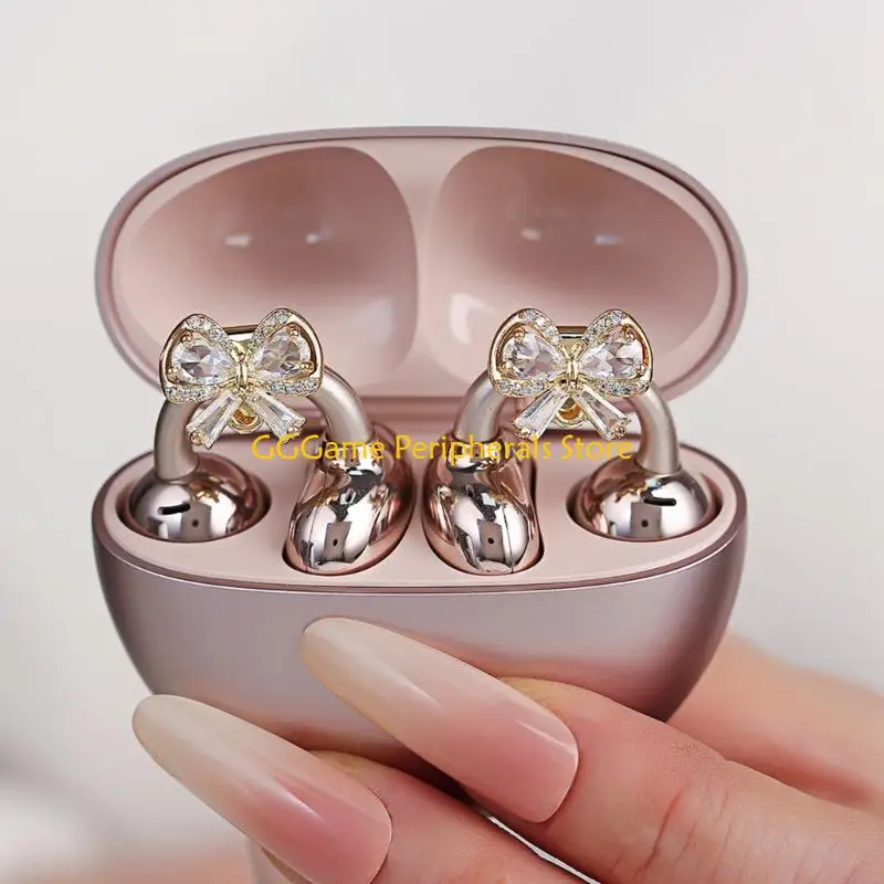 U55B Shimmering Crystal Accented Hardware Addons Earphones Decoration for Freeclip1/2
U55B Shimmering Crystal Accented Hardware Addons Earphones Decoration for Freeclip1/2