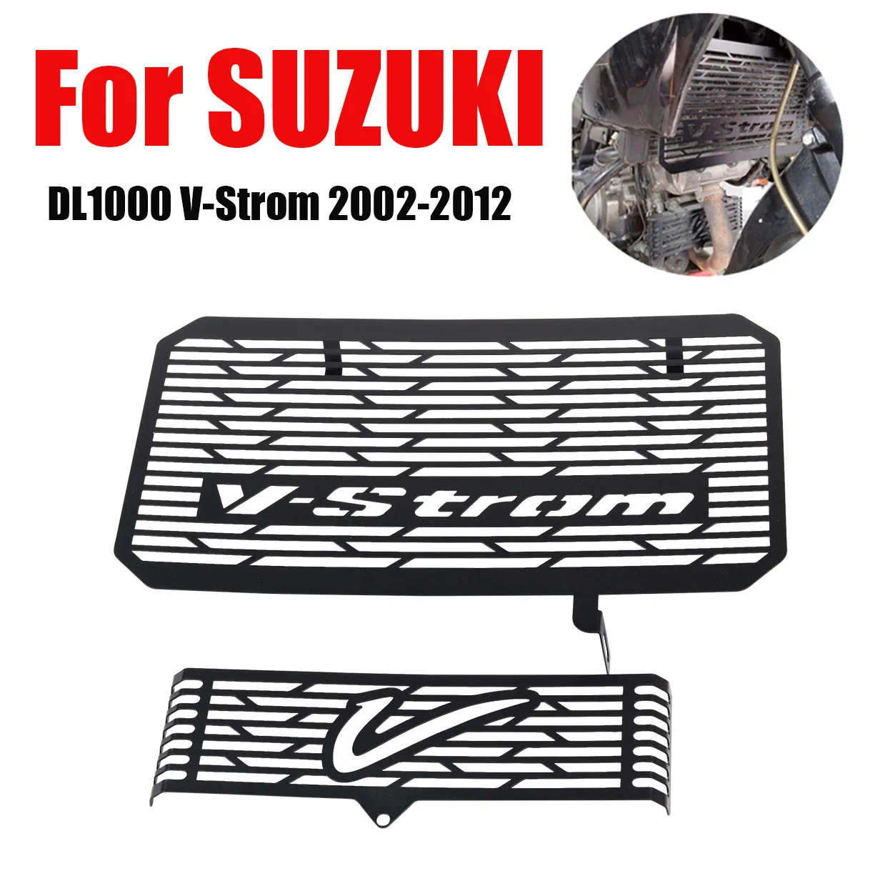 Motorcycle Accessories Radiator Grill Guard Grille Cover Protecter FOR SUZUKI V-STROM 1000 DL1000 DL 1000 VSTROM 1000 2002- 2012
Motorcycle Accessories Radiator Grill Guard Grille Cover Protecter FOR SUZUKI V-STROM 1000 DL1000 DL 1000 VSTROM 1000 2002- 2012