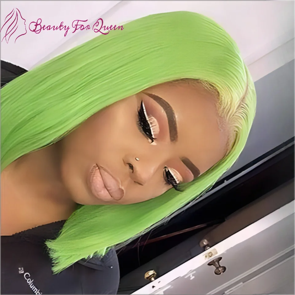 High Quality Colored Mint Green Straight Short Bob Brazilian Human Hair Wig 13x4 Transparent HD Lace Frontal Wigs For Women
High Quality Colored Mint Green Straight Short Bob Brazilian Human Hair Wig 13x4 Transparent HD Lace Frontal Wigs For Women