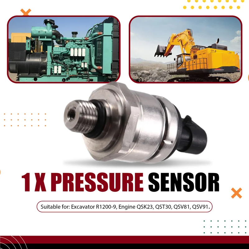A05U-3408587 Excavator Pressure Sensor For Cummins QSK23 QST30 QSV81 QSV91 Hyundai Excavator R1200-9 3160588
A05U-3408587 Excavator Pressure Sensor For Cummins QSK23 QST30 QSV81 QSV91 Hyundai Excavator R1200-9 3160588