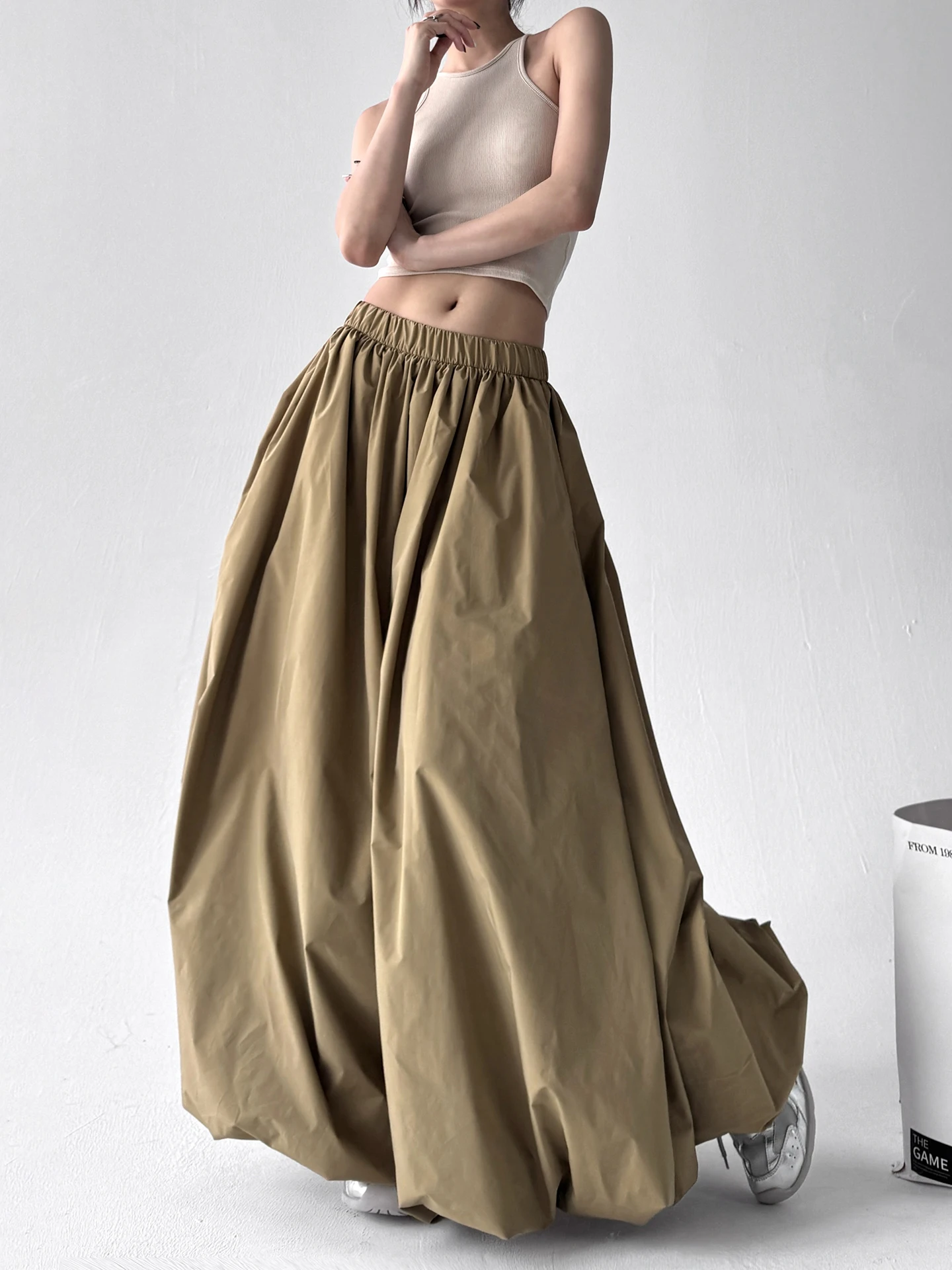 Лето 2023, женская юбка-миди трапециевидной формы, длинная юбка с высокой талией и бутоном цветка, универсальная юбка из смеси хлопка из полиэстера
Лето 2023, женская юбка-миди трапециевидной формы, длинная юбка с высокой талией и бутоном цветка, универсальная юбка из смеси хлопка из полиэстера