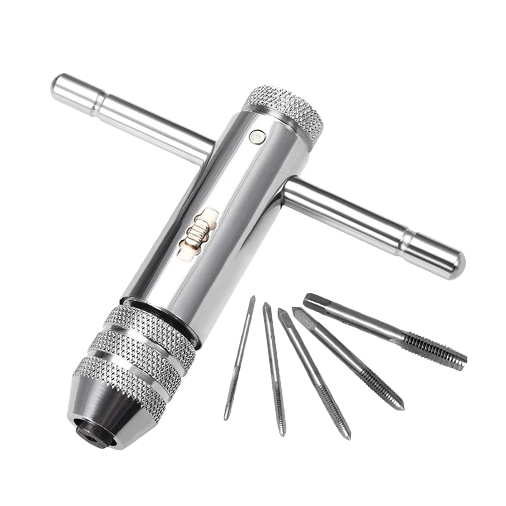 Treading Wrench T Handle Ratchet Spanner Tool Carbon Steel Adjustable Handle Hand Tapping Workshop Maintenance
Treading Wrench T Handle Ratchet Spanner Tool Carbon Steel Adjustable Handle Hand Tapping Workshop Maintenance
