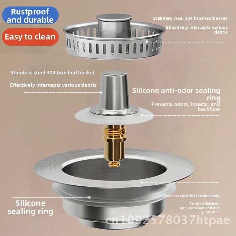 100 Mesh Fine Kitchen Sink Filter Rack Large Diameter Bounce Core Stainless Steel Vegetable Washing Basin Residue Removal Tool
100 Mesh Fine Kitchen Sink Filter Rack Large Diameter Bounce Core Stainless Steel Vegetable Washing Basin Residue Removal Tool