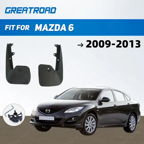 2Pc Front L/R Car Mud Flaps For Mazda 6 2009-2013 GH Series Mudflaps Splash Guards Mud Flap Mudguards Fender 2010 2011 2012