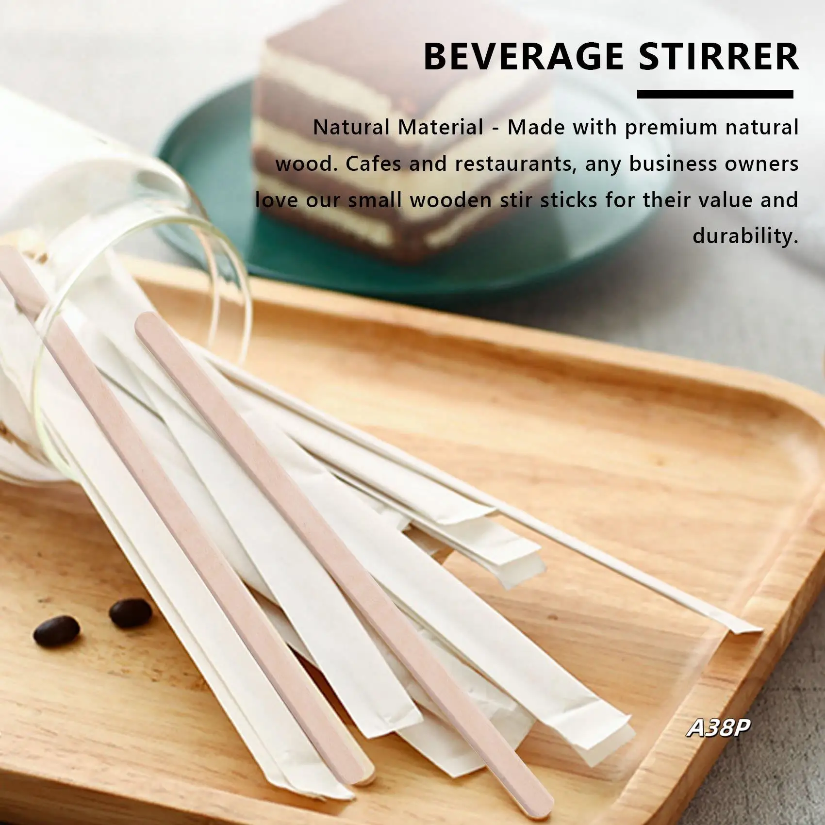 100Pcs 5.5 Inch Coffee Stirrers Sticks -Natural Wood Eco-Friendly Coffee Beverage Milktea Disposable Stirrer Stick
100Pcs 5.5 Inch Coffee Stirrers Sticks -Natural Wood Eco-Friendly Coffee Beverage Milktea Disposable Stirrer Stick