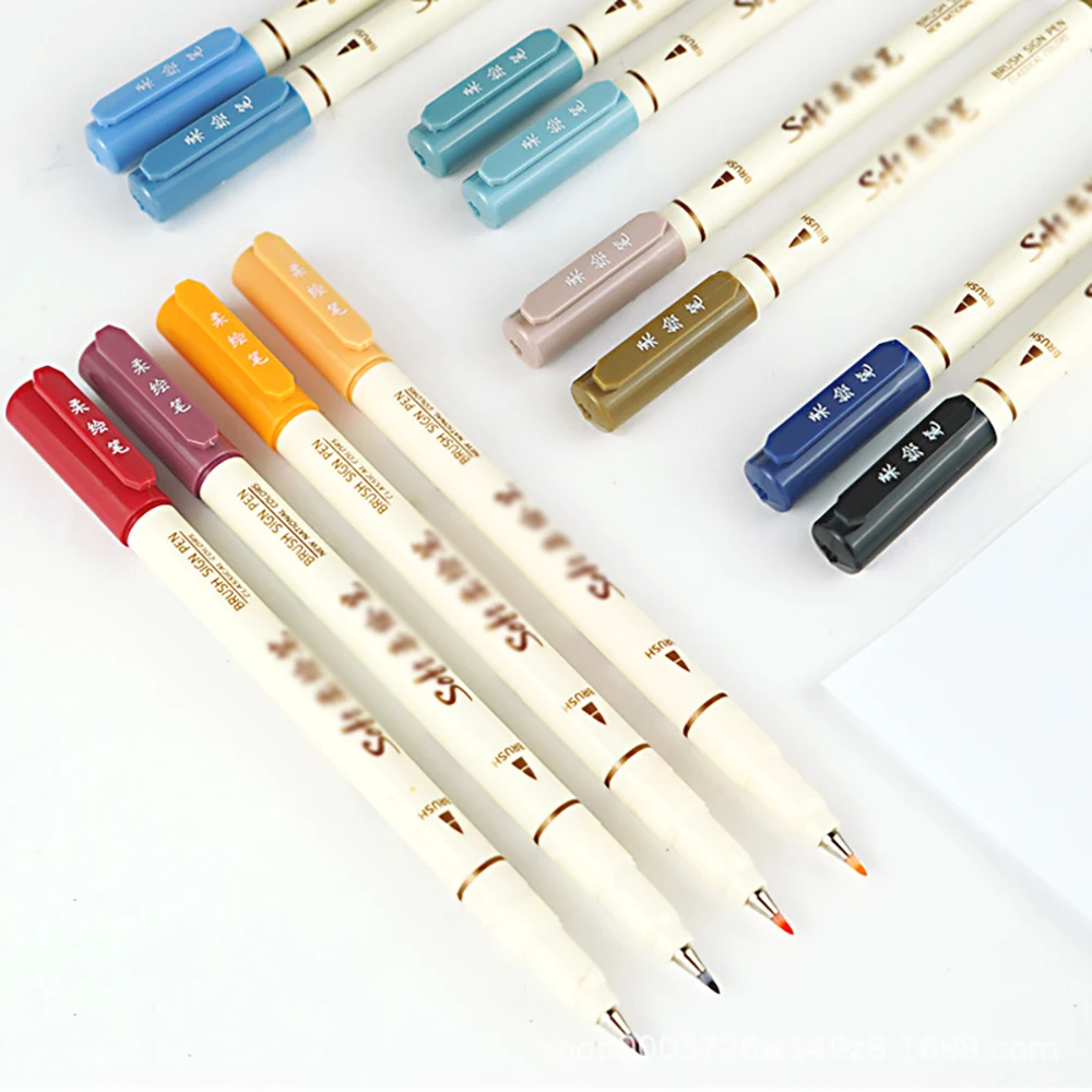 6 pcs Soft Head Soft Painting Pen New Retro Style Colorful Beautiful Pen High Beauty Graffiti Hook Line Pen Art Special Pen
6 pcs Soft Head Soft Painting Pen New Retro Style Colorful Beautiful Pen High Beauty Graffiti Hook Line Pen Art Special Pen