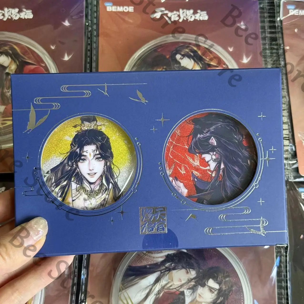 Anime Heaven Official's Blessing TianGuanCiFu Xie Lian Hua Cheng Cosplay series Cute breastpin 58mm the same style pin Badge
Anime Heaven Official's Blessing TianGuanCiFu Xie Lian Hua Cheng Cosplay series Cute breastpin 58mm the same style pin Badge