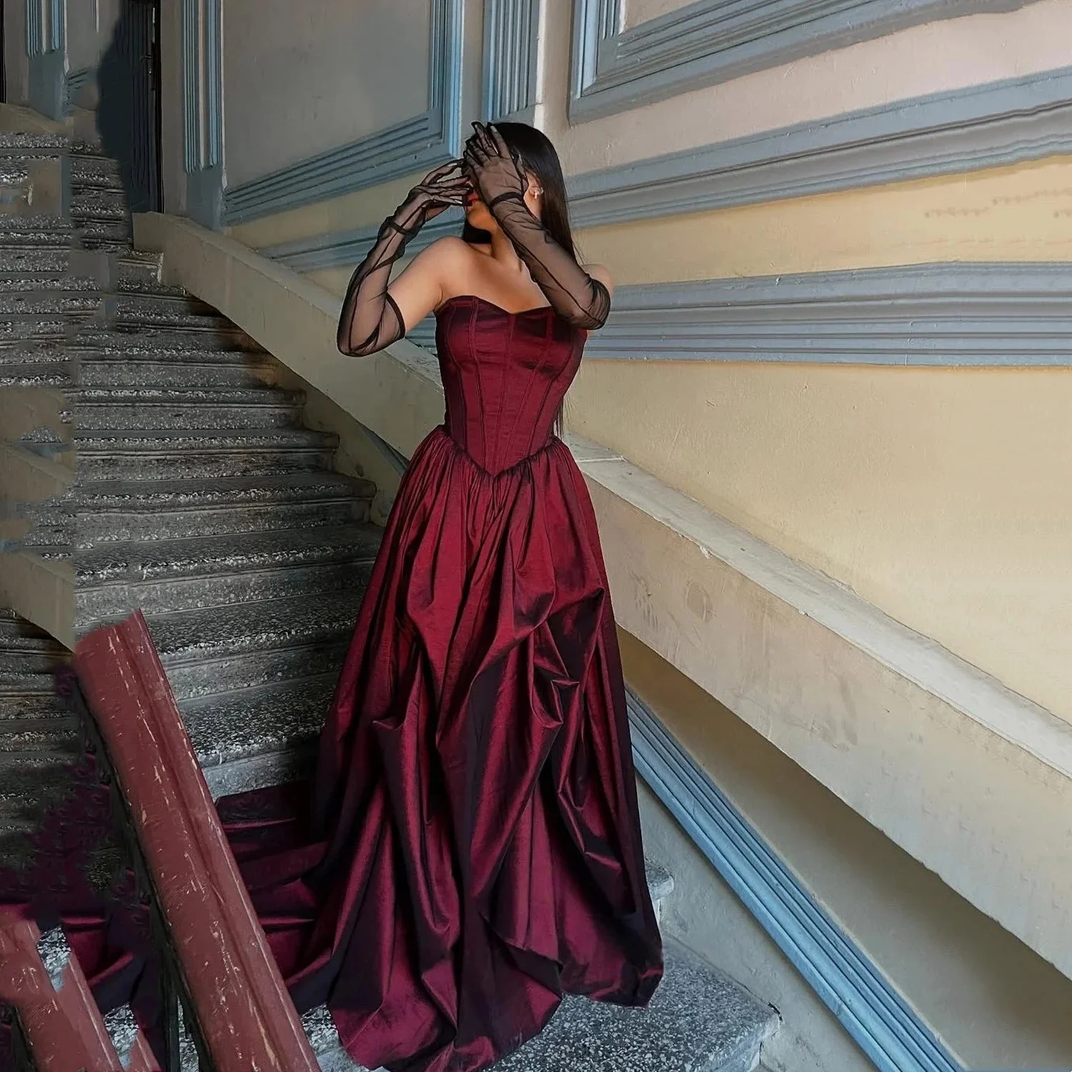 Burgundy Long Bespoke Occasion Gown Evening Dresses Pastrol Unisex Jersey Retro Dubai Saudi Arabic Israel Prom Customized
Burgundy Long Bespoke Occasion Gown Evening Dresses Pastrol Unisex Jersey Retro Dubai Saudi Arabic Israel Prom Customized